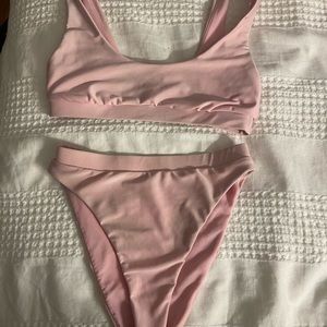 Baby pink forever 21 bikini!